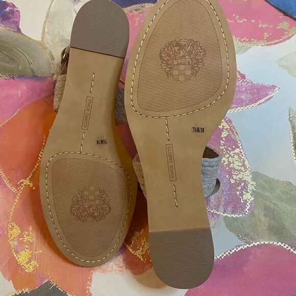 Vince Camuto  suede Raner Braided wedge sandals - Picture 2 of 9